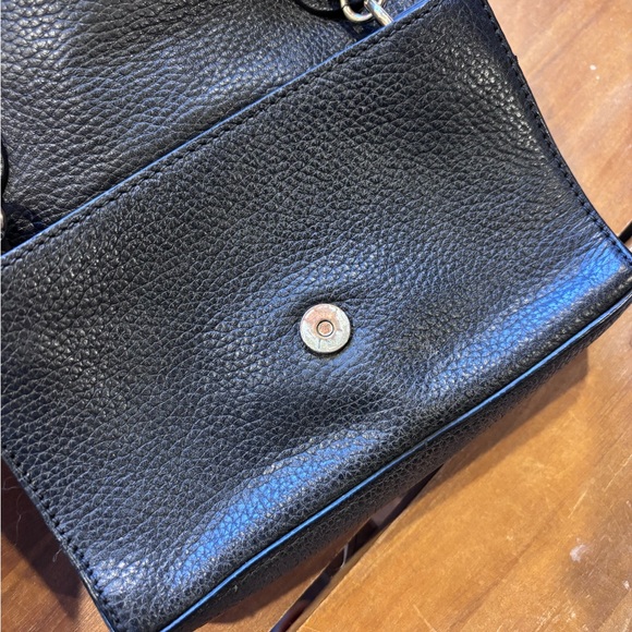 Small Black Leather Tory Burch Crossbody Bag - Picture 5 of 14